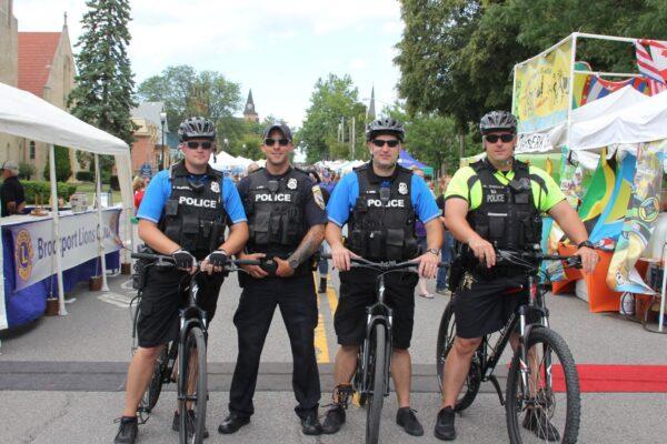 Brockport Arts Festival Police Bicycle Patrol